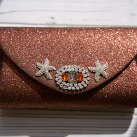 Czech Glass Clutch - One-of-a-Kind