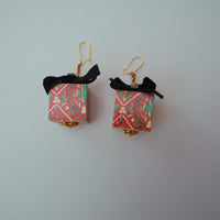 One-of-a-Kind Christmas Present Earrings - Large
