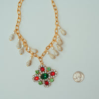 One-of-a-Kind Czech Glass Pendant Necklace