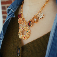 One-of-a-Kind Wreath Charm Necklace