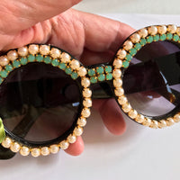 Iris Sunnies Embellished Sunglasses