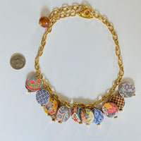 Art Deco Charm Necklace