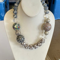 Grayscale Queen Mum Choker Necklace