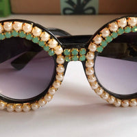 Iris Sunnies Embellished Sunglasses