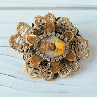 Rhinestone Brooch