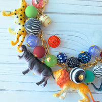 Short Safari Animal Necklace