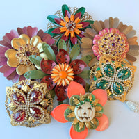 Emerald Isle Rhinestone Brooch