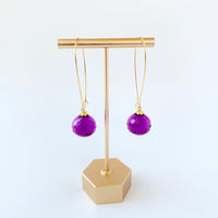 Christmas Bulb Dangle Earrings - 2 Color Choices!