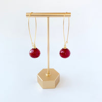 Christmas Bulb Dangle Earrings - 2 Color Choices!