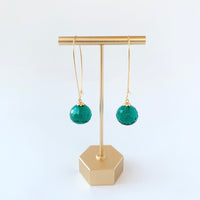 Christmas Bulb Dangle Earrings - 2 Color Choices!