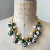 Cloisonne Necklace - 4 Color Options