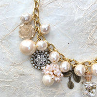 Classic Pearl Charm Necklace