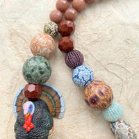 NEW DESIGN Lenora Dame Thanksgiving Turkey Necklace