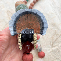 NEW DESIGN Lenora Dame Thanksgiving Turkey Necklace