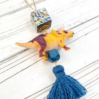 Triceratops Dinosaur Pendant Necklace