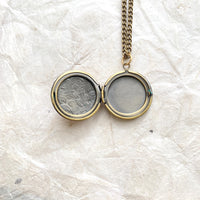 Lovely in Lavender Round Locket Necklace
