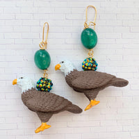 Lenora Dame Game Day Eagles Earrings