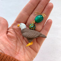 Lenora Dame Game Day Eagles Earrings