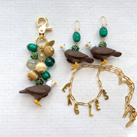 Lenora Dame Game Day Eagles Earrings