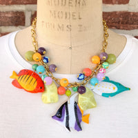 LIMITED EDITION Lenora Dame Tropical Fish Charm Necklace