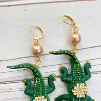 Alligator Earrings