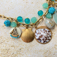 Ocean Blue Mermaid Necklace