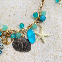 Ocean Blue Mermaid Necklace