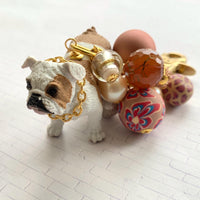 Lenora Dame English Bulldog Bag Charm