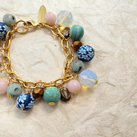 Beaded bracelet made in the USA. Handmade bracelets.