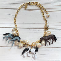 Lenora Dame Kentucky Derby Horse Necklace