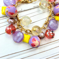 Lenora Dame Butterfly Garden Beaded Bracelet