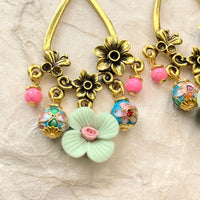 Mint Chandelier Earrings