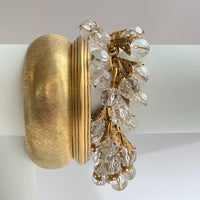 Lenora Dame Filigree Bead Cap Lucite Charm Bracelet