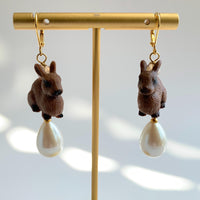 Miniature Bunny Earrings