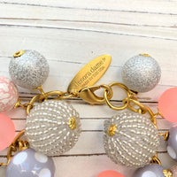 Lenora Dame Peach Bellini Charm Bracelet