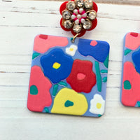 Lenora Dame Floral Statement Earrings