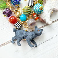 Must Love Cats Charm Bracelet