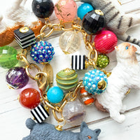 Must Love Cats Charm Bracelet