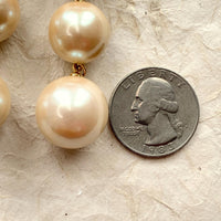 Triple Pearl Drop Earrings