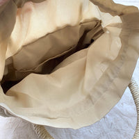 Anchor's Away Nautical Woven Straw Handbag - One-of-a-Kind