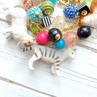 Must Love Cats Charm Bracelet