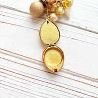 Lenora Dame Stay Golden Beaded Bag Charm