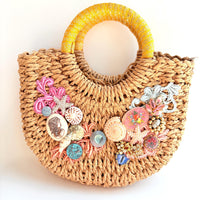 The Siren Straw Handbag - One-of-a-Kind