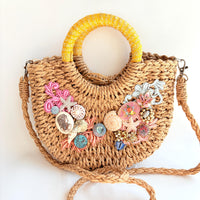 The Siren Straw Handbag - One-of-a-Kind