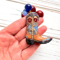 Cowboy Boot Bag Charm