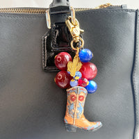 Cowboy Boot Bag Charm