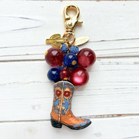 Cowboy Boot Bag Charm