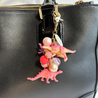 Favorite Dinosaur Purse Charm in Taffy Pink