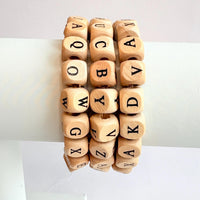 7 Bracelet Alphabet Stretch Set