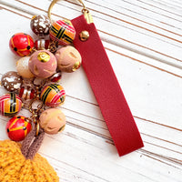 NEW Lenora Dame Golden Yellow Crocheted Pumpkin Bag Charm